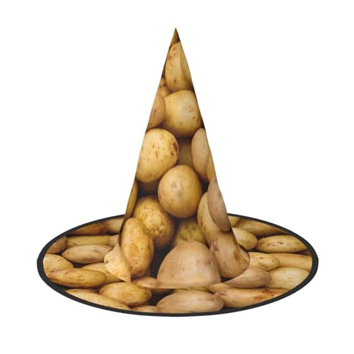 Longzehao Garten Kartoffeln Druck Halloween Kostüm Hexenhut Erwachsene Cosplay Karneval Party Kostüm Zubehör Longzehao Garten Kartoffeln Druck Halloween Kostüm Hexenhut Erwachsene Cosplay Karneval Party Kostüm Zubehör von Longzehao