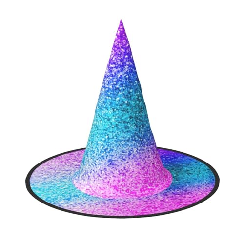Longzehao Glitzer-Pailletten-Punktdruck, Halloween-Kostüm, Hexenhut, Erwachsene, Cosplay, Karneval, Party, Kostümzubehör Longzehao Glitzer-Pailletten-Punktdruck, Halloween-Kostüm, Hexenhut, Erwachsene, Cosplay, Karneval, Party, Kostümzubehör von Longzehao