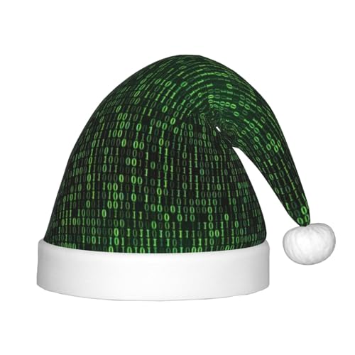 Longzehao Hacker-Ära Weihnachtsmützen für Kinder mit Plüschfell, Weihnachtsmützen für Silvester, Partyzubehör Longzehao Hacker-Ära Weihnachtsmützen für Kinder mit Plüschfell, Weihnachtsmützen für Silvester, Partyzubehör von Longzehao