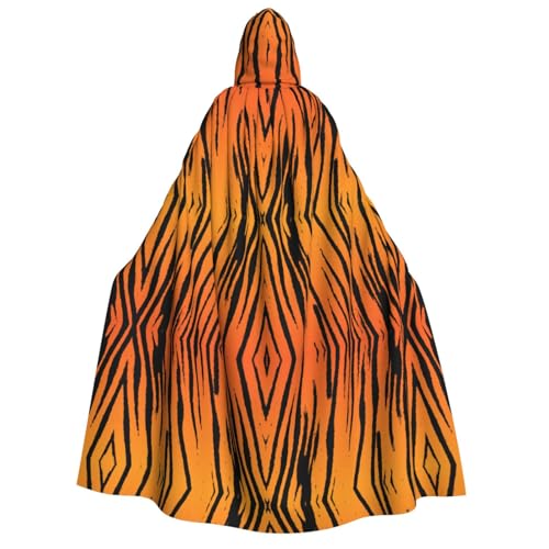 Longzehao Kapuzenumhang für Erwachsene, mit Tigerstreifen-Druck, Dekoration, Cosplay-Kostüme, Halloween-Kapuzenmantel Longzehao Kapuzenumhang für Erwachsene, mit Tigerstreifen-Druck, Dekoration, Cosplay-Kostüme, Halloween-Kapuzenmantel von Longzehao