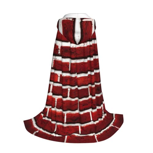 Longzehao Kapuzenumhang für Kinder mit rotem Steindruck, mit Kapuze, für Halloween, Weihnachten, Cosplay, Kostüm Longzehao Kapuzenumhang für Kinder mit rotem Steindruck, mit Kapuze, für Halloween, Weihnachten, Cosplay, Kostüm von Longzehao
