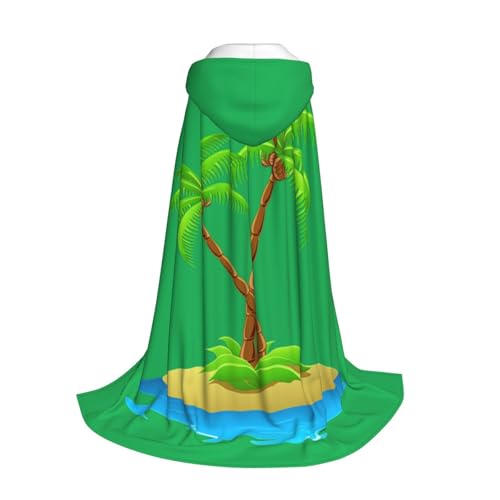 Longzehao Kapuzenumhang mit 3D-Palmen-Druck, für Kinder mit Halloween, Weihnachten, Cosplay, Kapuzenumhang Longzehao Kapuzenumhang mit 3D-Palmen-Druck, für Kinder mit Halloween, Weihnachten, Cosplay, Kapuzenumhang von Longzehao