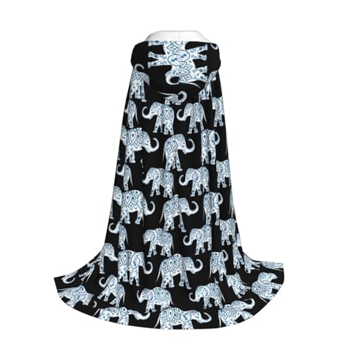 Longzehao Kapuzenumhang mit Elefantenaufdruck, für Kinder mit Halloween, Weihnachten, Cosplay, Kapuzenumhang Longzehao Kapuzenumhang mit Elefantenaufdruck, für Kinder mit Halloween, Weihnachten, Cosplay, Kapuzenumhang von Longzehao