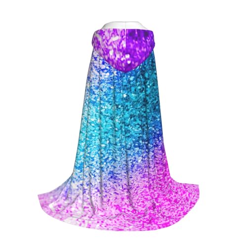 Longzehao Kapuzenumhang mit Glitzer-Pailletten, Punktemuster, für Kinder mit Halloween, Weihnachten, Cosplay, Kapuzenumhang Longzehao Kapuzenumhang mit Glitzer-Pailletten, Punktemuster, für Kinder mit Halloween, Weihnachten, Cosplay, Kapuzenumhang von Longzehao