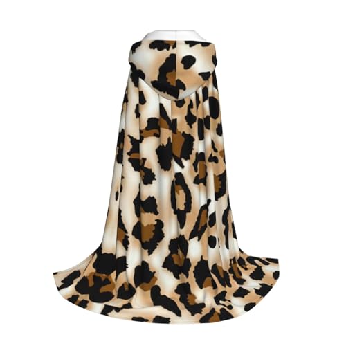 Longzehao Kapuzenumhang mit Leopardenmuster für Kinder mit Halloween, Weihnachten, Cosplay, Kapuzenumhang Longzehao Kapuzenumhang mit Leopardenmuster für Kinder mit Halloween, Weihnachten, Cosplay, Kapuzenumhang von Longzehao