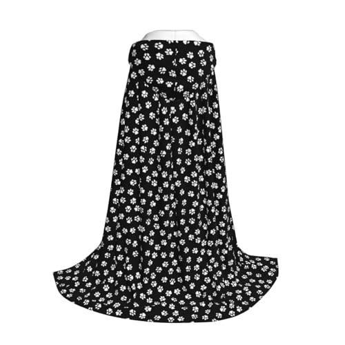 Longzehao Kapuzenumhang mit Pfotenabdruck für Kinder mit Halloween, Weihnachten, Cosplay, Kapuzenumhang Kostüm Longzehao Kapuzenumhang mit Pfotenabdruck für Kinder mit Halloween, Weihnachten, Cosplay, Kapuzenumhang Kostüm von Longzehao