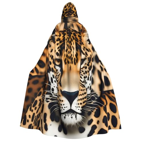 Longzehao Kapuzenumhang mit Tier-Leopardenmuster für Erwachsene, Dekoration, Cosplay-Kostüme, Halloween-Kapuzenmantel Longzehao Kapuzenumhang mit Tier-Leopardenmuster für Erwachsene, Dekoration, Cosplay-Kostüme, Halloween-Kapuzenmantel von Longzehao