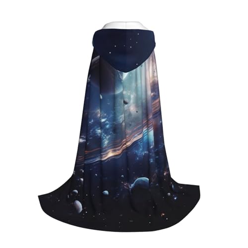 Longzehao Kapuzenumhang mit Weltraum-Stern-Aufdruck für Kinder mit Halloween, Weihnachten, Cosplay, Kapuzenumhang Longzehao Kapuzenumhang mit Weltraum-Stern-Aufdruck für Kinder mit Halloween, Weihnachten, Cosplay, Kapuzenumhang von Longzehao