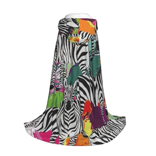 Longzehao Kapuzenumhang mit Zebramuster für Kinder mit Halloween, Weihnachten, Cosplay, Kapuzenumhang Longzehao Kapuzenumhang mit Zebramuster für Kinder mit Halloween, Weihnachten, Cosplay, Kapuzenumhang von Longzehao