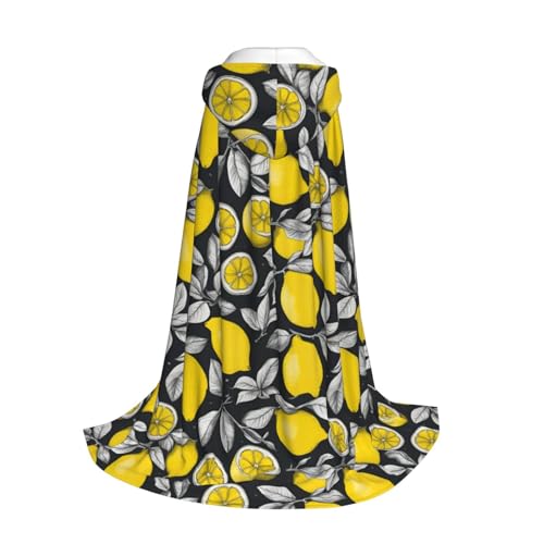 Longzehao Kapuzenumhang mit Zitronenfruchtmuster für Kinder mit Halloween, Weihnachten, Cosplay, Kapuzenumhang Longzehao Kapuzenumhang mit Zitronenfruchtmuster für Kinder mit Halloween, Weihnachten, Cosplay, Kapuzenumhang von Longzehao