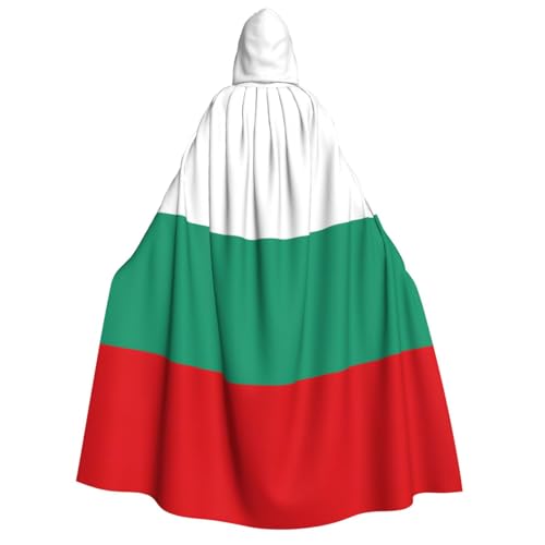Longzehao Kapuzenumhang mit bulgarischer Flagge, Unisex, für Erwachsene, Dekoration, Cosplay-Kostüme, Halloween-Kapuzenmantel Longzehao Kapuzenumhang mit bulgarischer Flagge, Unisex, für Erwachsene, Dekoration, Cosplay-Kostüme, Halloween-Kapuzenmantel von Longzehao