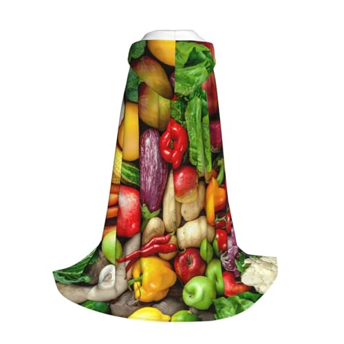 Longzehao Kapuzenumhang mit frischem Obst und Gemüse für Kinder mit Halloween-/Weihnachts-/Cosplay-Kostüm Longzehao Kapuzenumhang mit frischem Obst und Gemüse für Kinder mit Halloween-/Weihnachts-/Cosplay-Kostüm von Longzehao