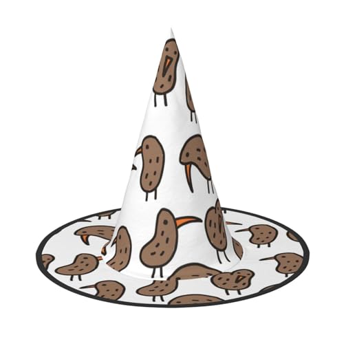 Longzehao Kiwi Birds Cute Print Halloween Kostüm Hexenhut Erwachsene Cosplay Karneval Party Kostüm Zubehör Longzehao Kiwi Birds Cute Print Halloween Kostüm Hexenhut Erwachsene Cosplay Karneval Party Kostüm Zubehör von Longzehao