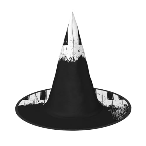 Longzehao Klavier Druck Halloween Kostüm Hexenhut Erwachsene Cosplay Karneval Party Kostüm Zubehör Longzehao Klavier Druck Halloween Kostüm Hexenhut Erwachsene Cosplay Karneval Party Kostüm Zubehör von Longzehao