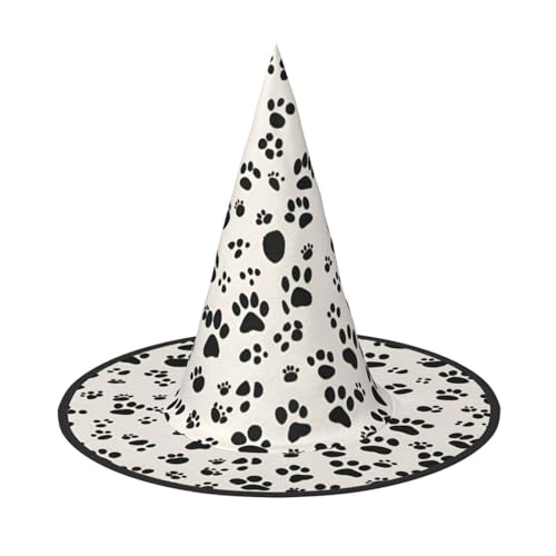 Longzehao Knochen und Pfotenabdruck Halloween Kostüm Hexenhut Erwachsene Cosplay Karneval Party Kostüm Zubehör Longzehao Knochen und Pfotenabdruck Halloween Kostüm Hexenhut Erwachsene Cosplay Karneval Party Kostüm Zubehör von Longzehao