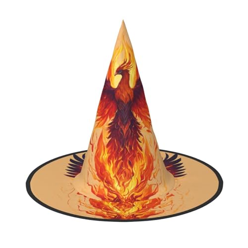 Longzehao Phoenix Print Halloween Kostüm Hexenhut Erwachsene Cosplay Karneval Party Kostüm Zubehör Longzehao Phoenix Print Halloween Kostüm Hexenhut Erwachsene Cosplay Karneval Party Kostüm Zubehör von Longzehao