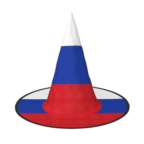 Longzehao Russische Flagge Druck Halloween Kostüm Hexenhut Erwachsene Cosplay Karneval Party Kostüm Zubehör Longzehao Russische Flagge Druck Halloween Kostüm Hexenhut Erwachsene Cosplay Karneval Party Kostüm Zubehör von Longzehao