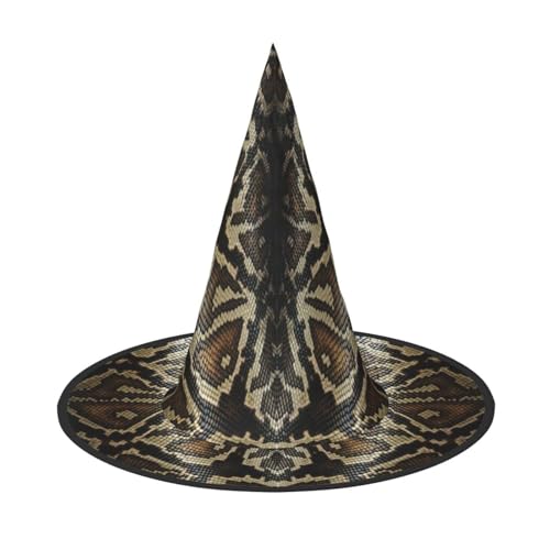 Longzehao Schlangenhaut-Druck, Halloween-Kostüm, Hexenhut, Erwachsene, Cosplay, Karneval, Party, Kostümzubehör Longzehao Schlangenhaut-Druck, Halloween-Kostüm, Hexenhut, Erwachsene, Cosplay, Karneval, Party, Kostümzubehör von Longzehao