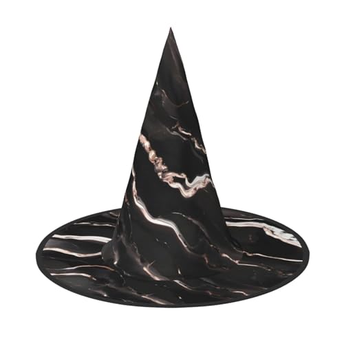 Longzehao Schwarzes, rotgoldenes Marmor-Druck, Halloween-Kostüm, Hexenhut, Erwachsene, Cosplay, Karneval, Party, Kostümzubehör Longzehao Schwarzes, rotgoldenes Marmor-Druck, Halloween-Kostüm, Hexenhut, Erwachsene, Cosplay, Karneval, Party, Kostümzubehör von Longzehao