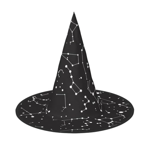 Longzehao Sternenweissagung Sternbild Druck Halloween Kostüm Hexenhut Erwachsene Cosplay Karneval Party Kostüm Zubehör Longzehao Sternenweissagung Sternbild Druck Halloween Kostüm Hexenhut Erwachsene Cosplay Karneval Party Kostüm Zubehör von Longzehao