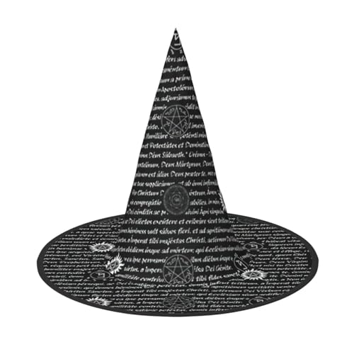 Longzehao Supernatural Inspiration Print Halloween Kostüm Hexenhut Erwachsene Cosplay Karneval Party Kostüm Zubehör Longzehao Supernatural Inspiration Print Halloween Kostüm Hexenhut Erwachsene Cosplay Karneval Party Kostüm Zubehör von Longzehao