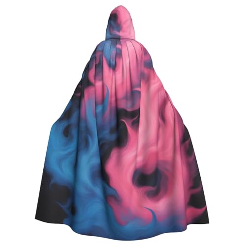 Longzehao Uni Bademäntel, Umhang für Erwachsene, Blau und Rosa, Feuerdruck, Kapuzenumhang für Cosplay, Halloween, Karneval, Kostüme Longzehao Uni Bademäntel, Umhang für Erwachsene, Blau und Rosa, Feuerdruck, Kapuzenumhang für Cosplay, Halloween, Karneval, Kostüme von Longzehao