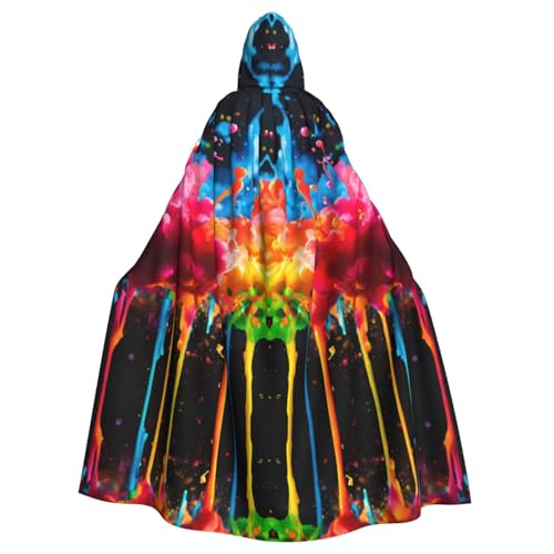 Longzehao Uni Bademäntel, Umhang für Erwachsene, Farbspritzer, Hintergrund, Druck, Kapuzenumhang für Cosplay, Halloween, Karneval, Kostüme Longzehao Uni Bademäntel, Umhang für Erwachsene, Farbspritzer, Hintergrund, Druck, Kapuzenumhang für Cosplay, Halloween, Karneval, Kostüme von Longzehao