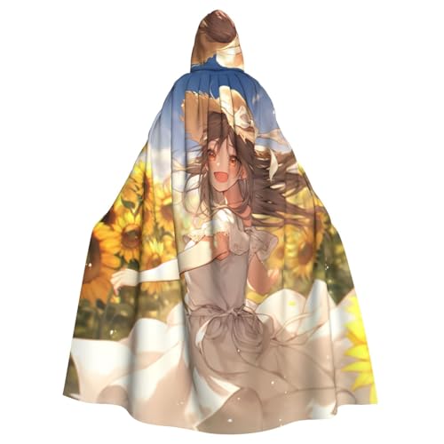 Longzehao Uni Bademäntel, Umhang für Erwachsene, You Are My Sunshine Sunflower, 3-Druck, Kapuzenumhang für Cosplay, Halloween, Karneval, Kostüme Longzehao Uni Bademäntel, Umhang für Erwachsene, You Are My Sunshine Sunflower, 3-Druck, Kapuzenumhang für Cosplay, Halloween, Karneval, Kostüme von Longzehao