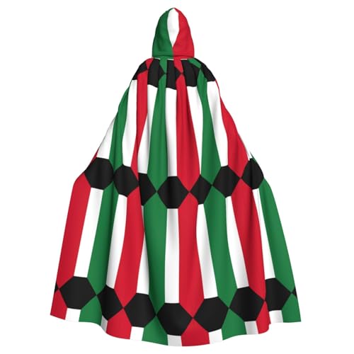Longzehao Uni Bademäntel, Umhang mit kuwaitischer Flagge, bedruckt, Kapuzenumhang für Cosplay, Halloween, Karneval, Kostüme Longzehao Uni Bademäntel, Umhang mit kuwaitischer Flagge, bedruckt, Kapuzenumhang für Cosplay, Halloween, Karneval, Kostüme von Longzehao