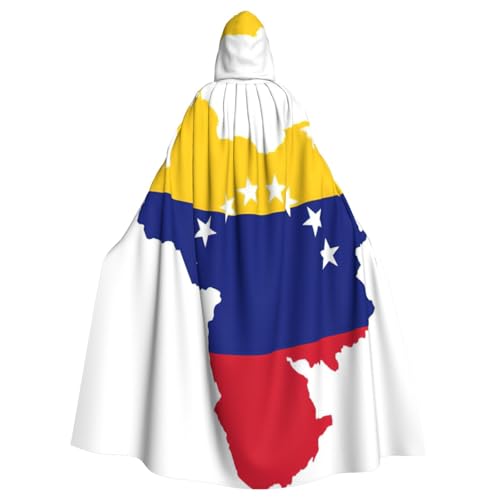 Longzehao Uni-Bademantel, Umhang mit Venezuela-Flagge, bedruckt, Kapuzenumhang für Cosplay, Halloween, Karneval, Kostüme Longzehao Uni-Bademantel, Umhang mit Venezuela-Flagge, bedruckt, Kapuzenumhang für Cosplay, Halloween, Karneval, Kostüme von Longzehao