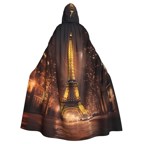 Longzehao Uni Roben Umhänge Erwachsene Eiffelturm Print Kapuzenmantel für Cosplay Halloween Karneval Kostüme Longzehao Uni Roben Umhänge Erwachsene Eiffelturm Print Kapuzenmantel für Cosplay Halloween Karneval Kostüme von Longzehao