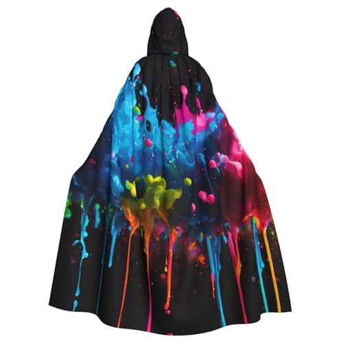 Longzehao Unisex Bademäntel, Umhang für Erwachsene, Farbspritzer, Hintergrund, Druck, Kapuzenumhang für Cosplay, Halloween, Karneval, Kostüme Longzehao Unisex Bademäntel, Umhang für Erwachsene, Farbspritzer, Hintergrund, Druck, Kapuzenumhang für Cosplay, Halloween, Karneval, Kostüme von Longzehao