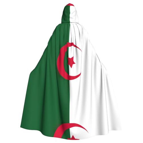 Longzehao Unisex Bademäntel, Umhang für Erwachsene, Flagge von Algerien, bedruckt, Kapuzenumhang für Cosplay, Halloween, Karneval, Kostüme Longzehao Unisex Bademäntel, Umhang für Erwachsene, Flagge von Algerien, bedruckt, Kapuzenumhang für Cosplay, Halloween, Karneval, Kostüme von Longzehao