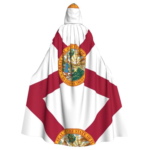 Longzehao Unisex Bademäntel, Umhang für Erwachsene, Flagge von Florida, bedruckt, Kapuzenumhang für Cosplay, Halloween, Karneval, Kostüme Longzehao Unisex Bademäntel, Umhang für Erwachsene, Flagge von Florida, bedruckt, Kapuzenumhang für Cosplay, Halloween, Karneval, Kostüme von Longzehao