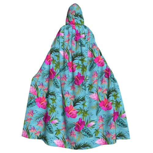 Longzehao Unisex Bademäntel, Umhang für Erwachsene, Hello-Hawaii-Druck, Kapuzenumhang für Cosplay, Halloween, Karneval, Kostüme Longzehao Unisex Bademäntel, Umhang für Erwachsene, Hello-Hawaii-Druck, Kapuzenumhang für Cosplay, Halloween, Karneval, Kostüme von Longzehao