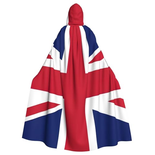 Longzehao Unisex Bademäntel, Umhang für Erwachsene, UK-Flagge, Druck, Kapuzenumhang für Cosplay, Halloween, Karneval, Kostüme Longzehao Unisex Bademäntel, Umhang für Erwachsene, UK-Flagge, Druck, Kapuzenumhang für Cosplay, Halloween, Karneval, Kostüme von Longzehao