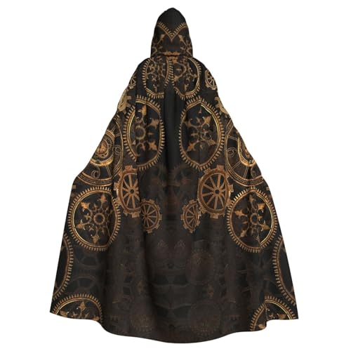 Longzehao Unisex Bademäntel, Umhang für Erwachsene, Zahnräder, Uhr, Bronze, Jahrhundertdruck, Kapuzenumhang für Cosplay, Halloween, Karneval, Kostüme Longzehao Unisex Bademäntel, Umhang für Erwachsene, Zahnräder, Uhr, Bronze, Jahrhundertdruck, Kapuzenumhang für Cosplay, Halloween, Karneval, Kostüme von Longzehao