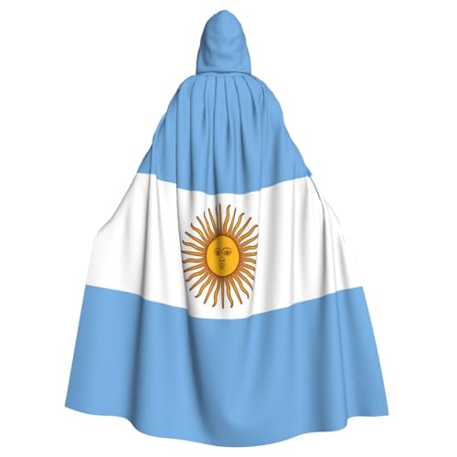 Longzehao Unisex Bademäntel, Umhang für Erwachsene, argentinische Flagge, Druck, Kapuzenumhang für Cosplay, Halloween, Karneval, Kostüme Longzehao Unisex Bademäntel, Umhang für Erwachsene, argentinische Flagge, Druck, Kapuzenumhang für Cosplay, Halloween, Karneval, Kostüme von Longzehao