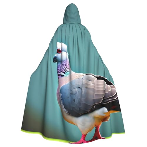 Longzehao Unisex Bademäntel, Umhang mit Cartoon-Taubenmotiv, 4 Aufdruck, Kapuzenumhang für Cosplay, Halloween, Karneval, Kostüme Longzehao Unisex Bademäntel, Umhang mit Cartoon-Taubenmotiv, 4 Aufdruck, Kapuzenumhang für Cosplay, Halloween, Karneval, Kostüme von Longzehao