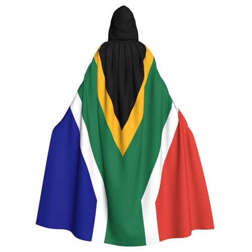 Longzehao Unisex-Bademantel, Umhang mit südafrikanischer Flagge, bedruckt, Kapuzenumhang für Cosplay, Halloween, Karneval, Kostüme Longzehao Unisex-Bademantel, Umhang mit südafrikanischer Flagge, bedruckt, Kapuzenumhang für Cosplay, Halloween, Karneval, Kostüme von Longzehao