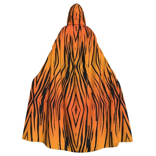 Longzehao Unisex-Bademantel für Erwachsene, Tigerstreifen-Druck, Kapuzenumhang für Cosplay, Halloween, Karneval, Kostüme Longzehao Unisex-Bademantel für Erwachsene, Tigerstreifen-Druck, Kapuzenumhang für Cosplay, Halloween, Karneval, Kostüme von Longzehao