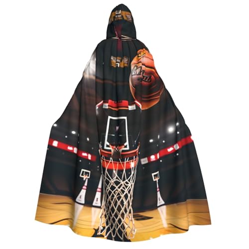 Longzehao Unisex-Kapuzenumhang mit Basketball-Druck, Dekoration, Cosplay-Kostüme, Halloween-Kapuzenmantel Longzehao Unisex-Kapuzenumhang mit Basketball-Druck, Dekoration, Cosplay-Kostüme, Halloween-Kapuzenmantel von Longzehao