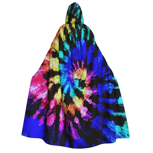 Longzehao Unisex-Kapuzenumhang mit Batikdruck, für Erwachsene, Dekoration, Cosplay-Kostüme, Halloween-Kapuzenmantel Longzehao Unisex-Kapuzenumhang mit Batikdruck, für Erwachsene, Dekoration, Cosplay-Kostüme, Halloween-Kapuzenmantel von Longzehao