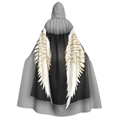 Longzehao Unisex-Kapuzenumhang mit Engelsfedern, für Erwachsene, Dekoration, Cosplay-Kostüme, Halloween-Kapuzenmantel Longzehao Unisex-Kapuzenumhang mit Engelsfedern, für Erwachsene, Dekoration, Cosplay-Kostüme, Halloween-Kapuzenmantel von Longzehao