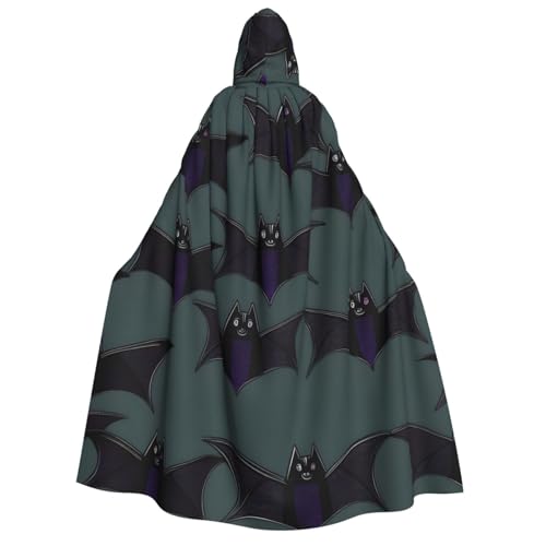 Longzehao Unisex-Kapuzenumhang mit Fledermaus-Muster, für Erwachsene, Dekoration, Cosplay-Kostüme, Halloween-Kapuzenmantel Longzehao Unisex-Kapuzenumhang mit Fledermaus-Muster, für Erwachsene, Dekoration, Cosplay-Kostüme, Halloween-Kapuzenmantel von Longzehao