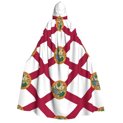 Longzehao Unisex Kapuzenumhang mit Florida-Staatsflagge, Dekoration, Cosplay-Kostüme, Halloween-Kapuzenmantel Longzehao Unisex Kapuzenumhang mit Florida-Staatsflagge, Dekoration, Cosplay-Kostüme, Halloween-Kapuzenmantel von Longzehao