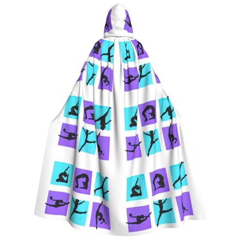 Longzehao Unisex-Kapuzenumhang mit Gymnastik-Spieldruck, für Erwachsene, Dekoration, Cosplay-Kostüme, Halloween-Kapuzenmantel Longzehao Unisex-Kapuzenumhang mit Gymnastik-Spieldruck, für Erwachsene, Dekoration, Cosplay-Kostüme, Halloween-Kapuzenmantel von Longzehao
