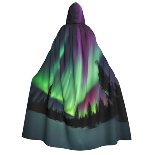 Longzehao Unisex-Kapuzenumhang mit Nordlichtern, für Erwachsene, Dekoration, Cosplay-Kostüme, Halloween-Kapuzenmantel Longzehao Unisex-Kapuzenumhang mit Nordlichtern, für Erwachsene, Dekoration, Cosplay-Kostüme, Halloween-Kapuzenmantel von Longzehao