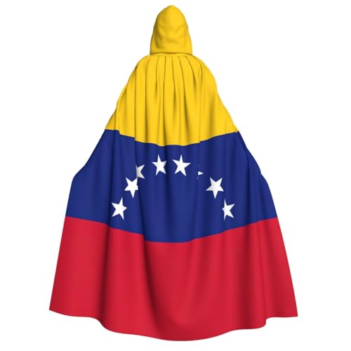 Longzehao Unisex Kapuzenumhang mit Venezuela-Flagge für Erwachsene, Dekoration, Cosplay-Kostüme, Halloween-Kapuzenmantel Longzehao Unisex Kapuzenumhang mit Venezuela-Flagge für Erwachsene, Dekoration, Cosplay-Kostüme, Halloween-Kapuzenmantel von Longzehao