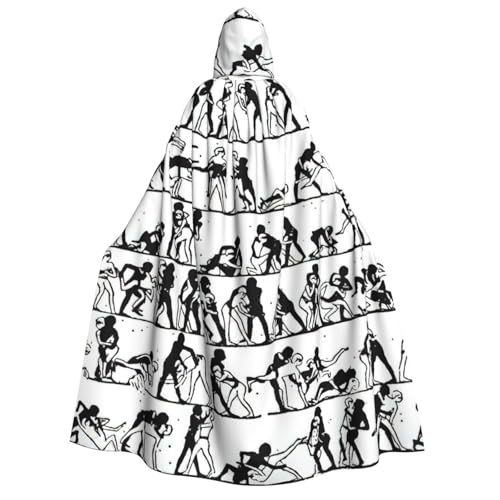 Longzehao Unisex Kapuzenumhang mit Wrestler-Sportaufdruck, für Erwachsene, Dekoration, Cosplay-Kostüme, Halloween-Kapuzenmantel Longzehao Unisex Kapuzenumhang mit Wrestler-Sportaufdruck, für Erwachsene, Dekoration, Cosplay-Kostüme, Halloween-Kapuzenmantel von Longzehao